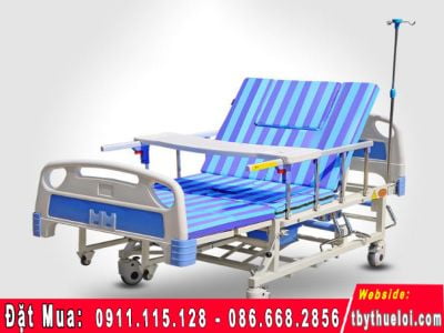 Giường Bệnh Nhân Đa Chức Năng 4 Tay Quay 10 Chức Năng - HL1