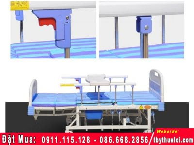 Giường Bệnh Nhân Đa Chức Năng 4 Tay Quay 10 Chức Năng - HL1