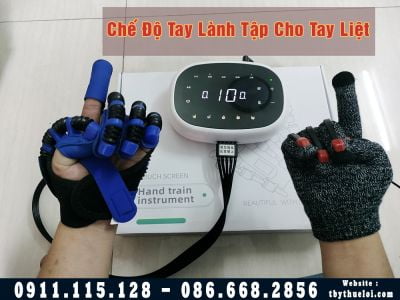 Máy robot tập phục hồi bàn tay cho người liệt cao cấp 2023