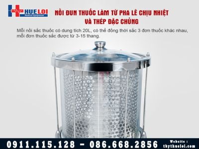 Máy sắc thuốc đóng gói tự động loại 3 nồi đun