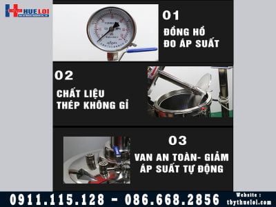 Máy sắc thuốc áp suất cao đông hoa viên