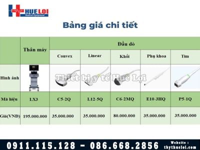 Máy Siêu Âm Bàn Đẩy EDAN LX3 - Công nghệ Vượt mọi đối thủ trong cùng phân khúc