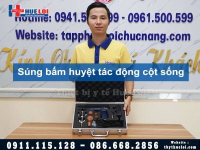 Súng nắn chỉnh và tác động cột sống thế hệ mới nhất