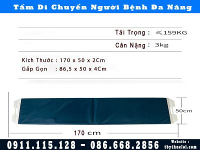 Tấm Trượt Di Chuyển Người Bệnh Từ Giường Sang Cáng