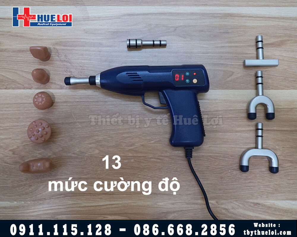 máy bấm huyệt và tác động cột sống